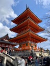 Kyo Mizudera Temple, Kyoto, Japan Royalty Free Stock Photo